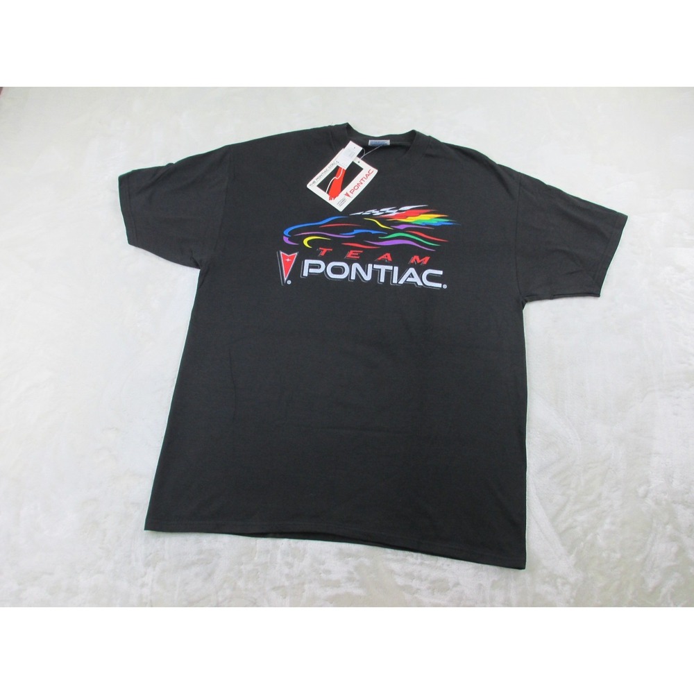 NEW VINTAGE Team Pontiac Shirt Mens Extra Large Black Racing Car Collection* - Picture 2 of 9
